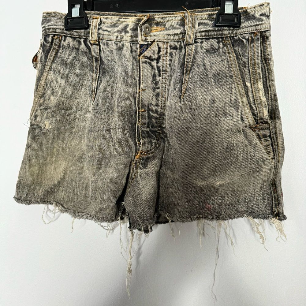 Vintage Jason Daniel’s gray acid wash Jean shorts